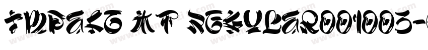 Impact MT Regular001003字体转换
